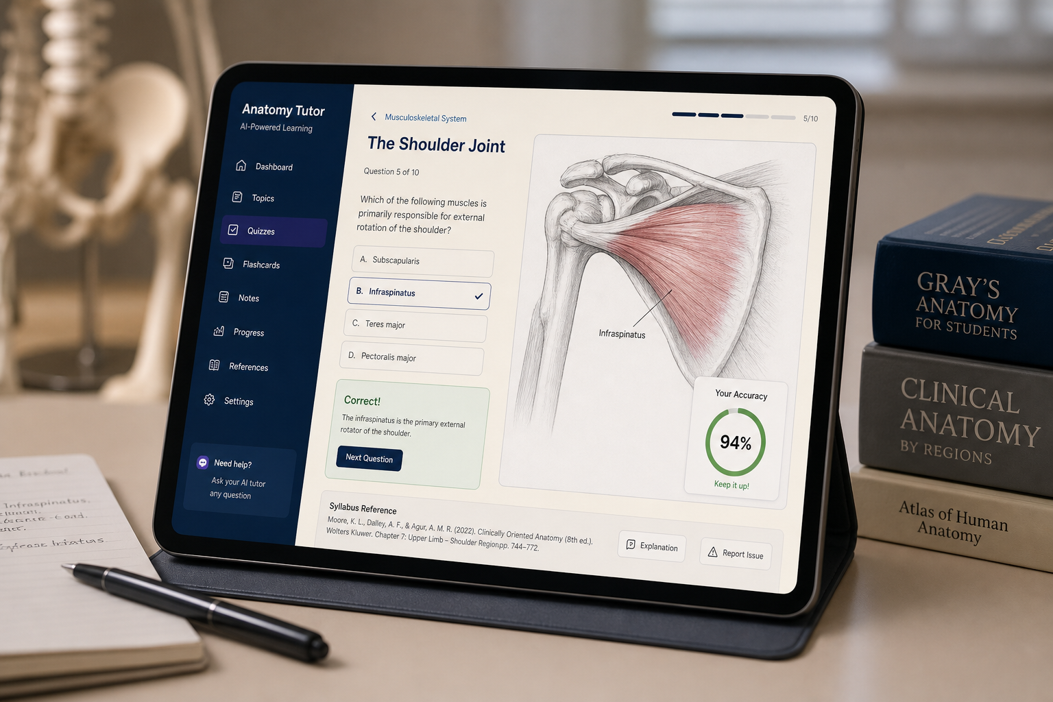 The case for syllabus-grounded AI in medical education