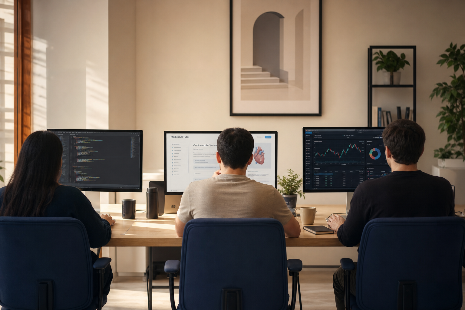 Building in parallel: three products, one team