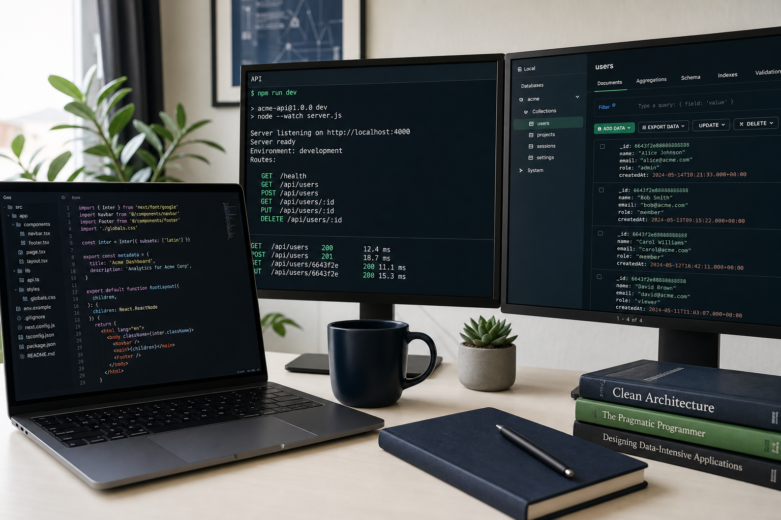 Choosing Next.js, Fastify and MongoDB for client builds