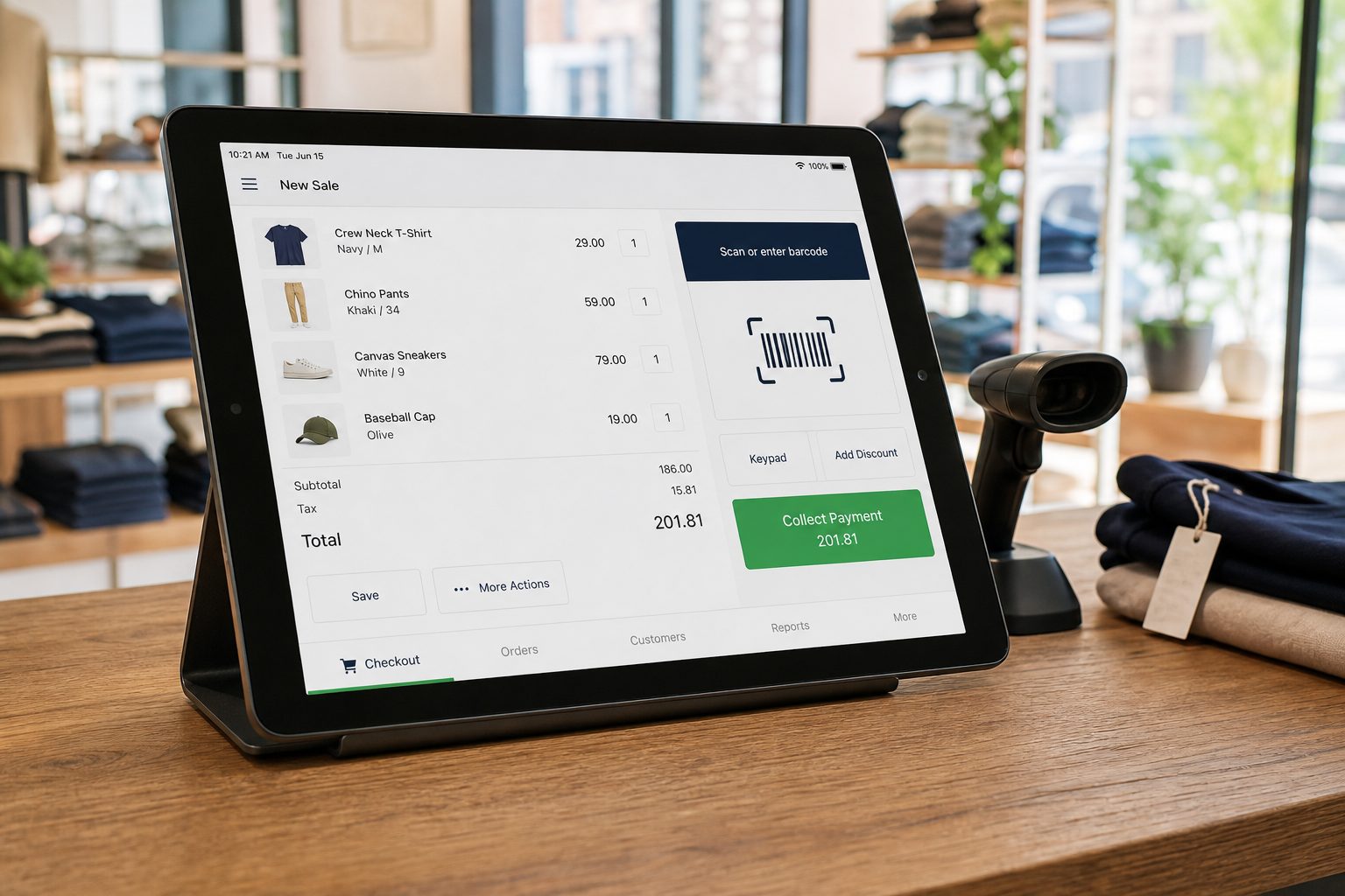Offline-first retail POS